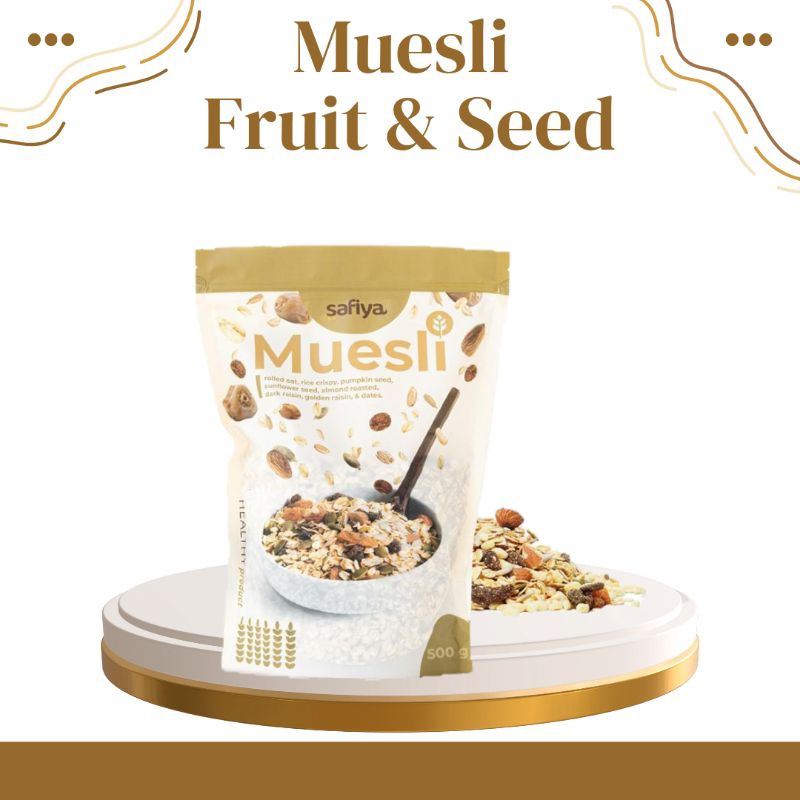 

Muesli Fruit & Seed 500 Gram Sereal Sehat ORIGINAL