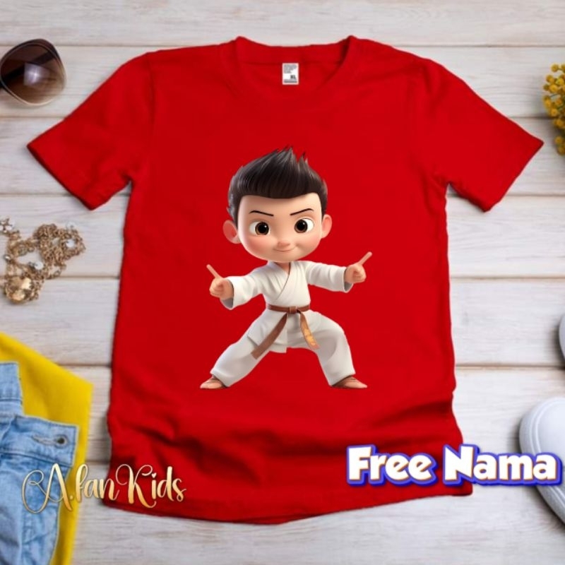 baju taekwondo kaos anak