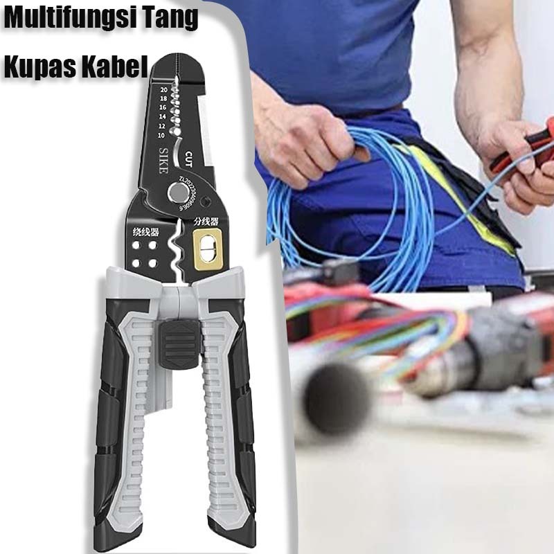 Pemotong Kabel Multifungsi Alat Pelupas Kabel Tang Tukang Listrik Multifungsi Tang