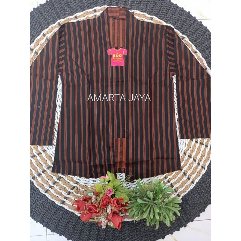 BAJU ATASAN ANAK" PEREMPUAN TRADISIONAL SURJAN LURIK ADAT JAWA BAJU KEBAYA JADUL KARTINI
