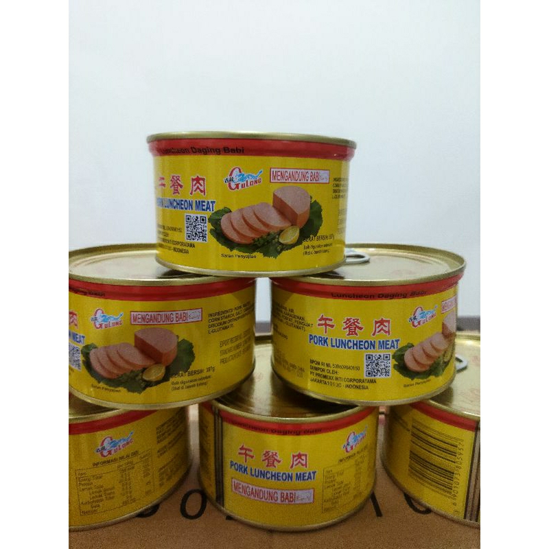 

Maling GULONG Pork Luncheon Meat kaleng Besar 397 gram