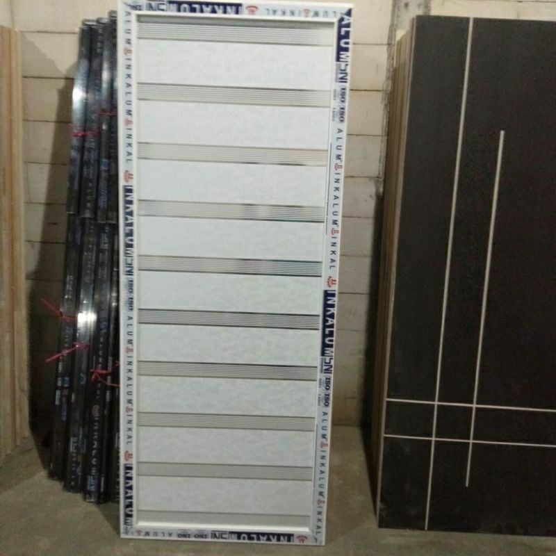 Daun Pintu Frame Aluminium panel PVC / Pintu kamar / Pintu rumah
