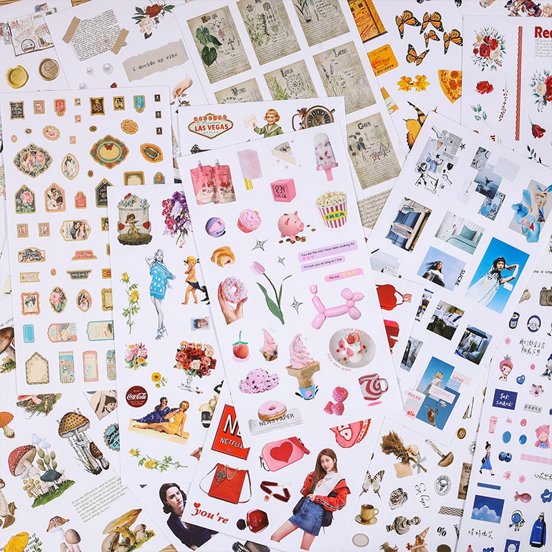 

Nostalgic Scavenger Series Notebook Stickers