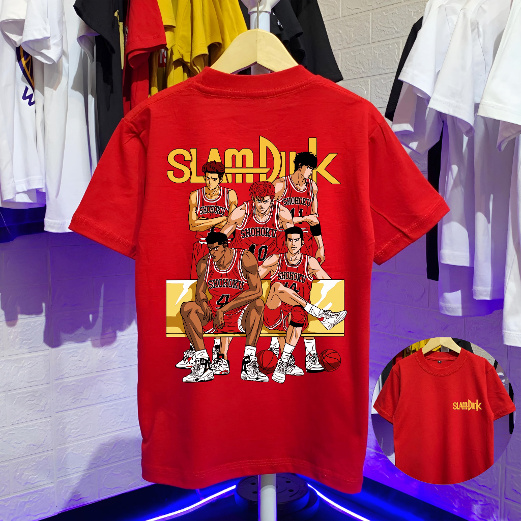 Kaos Anak Laki Laki Anime 1-11 Tahun Katun Combed 30s Premium Baju Cowok