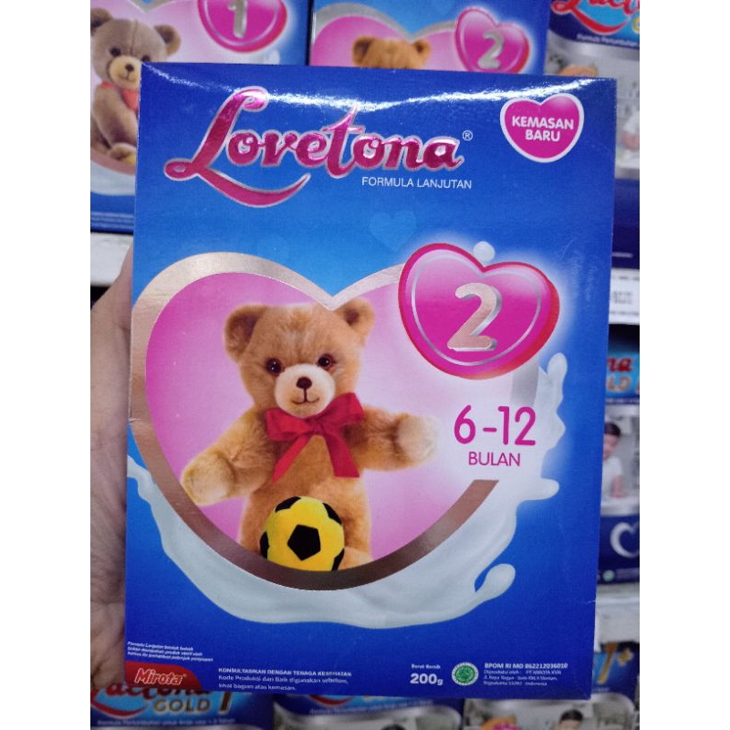 Lovetona 2 usia 6-12 bulan (susu lovetona 6 sampai 12bulan)