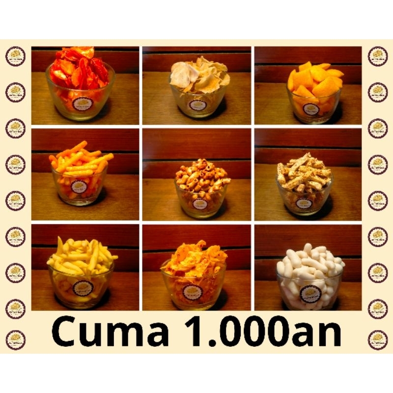 

SNACK CEMILAN MURAH CUMA 1000AN/ MAKANAN RINGAN/ SNACK SERIBUAN