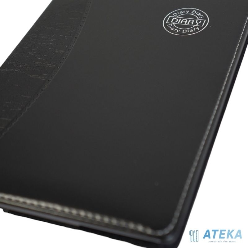 

Note Book Diary | Black Buku Tulis | Catetan Jurnal Garis Hardcover | High Quality