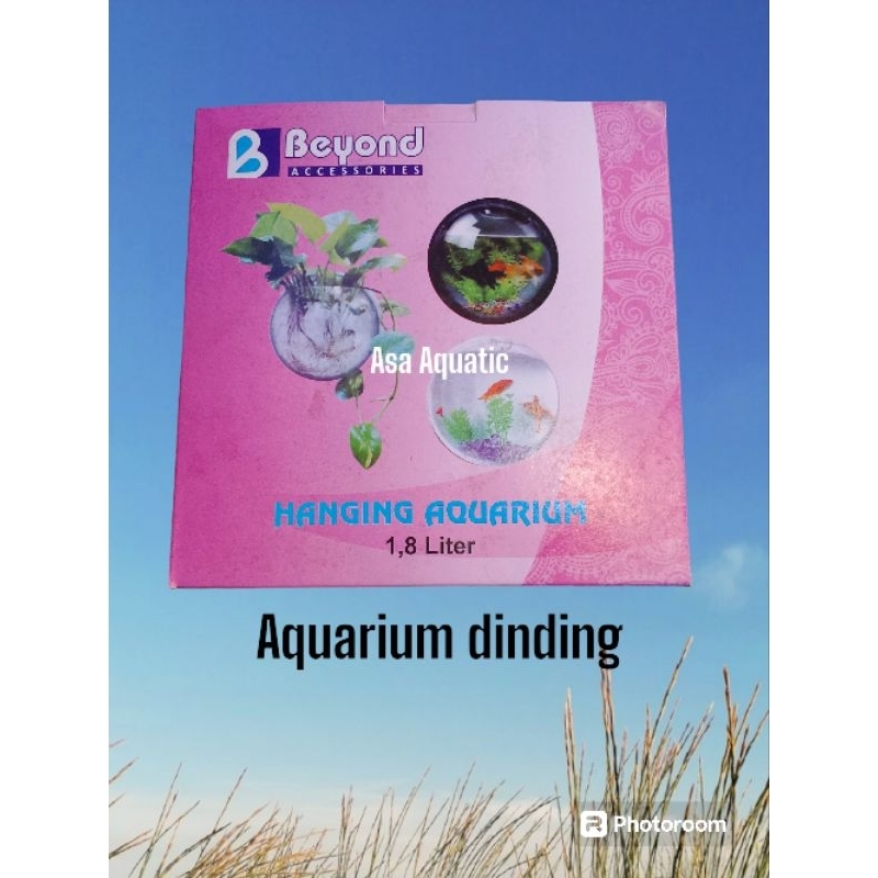 Aquarium tempel dinding Hiasan Dinding Gantung aquarium