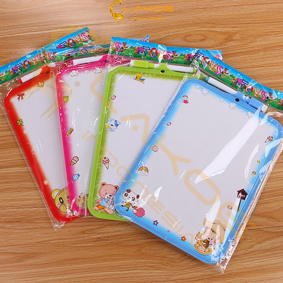 

Extra promo papan tulis kecil untuk anak mini whiteboard Mainan white board kecil