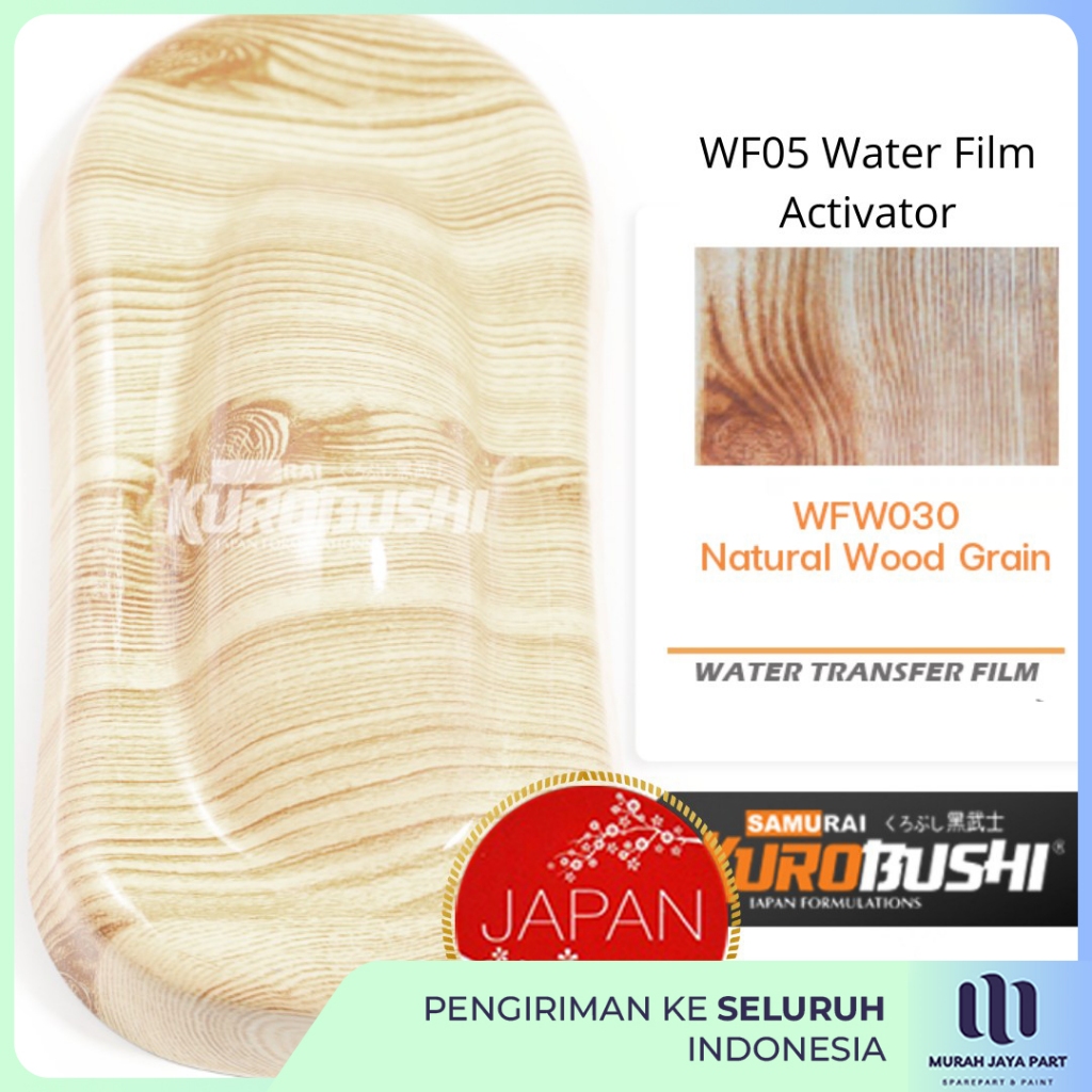 WFW030 MOTIF KAYU CERAH WATER TRANSFER FILM SAMURAI PAINT