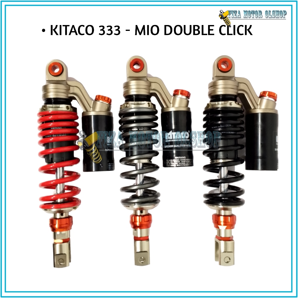 Shock Vario Mio DBS Shock Kitaco 333 Tabung Double Clicker 310mm Scoopy Shock Belakang Matic Terbaru