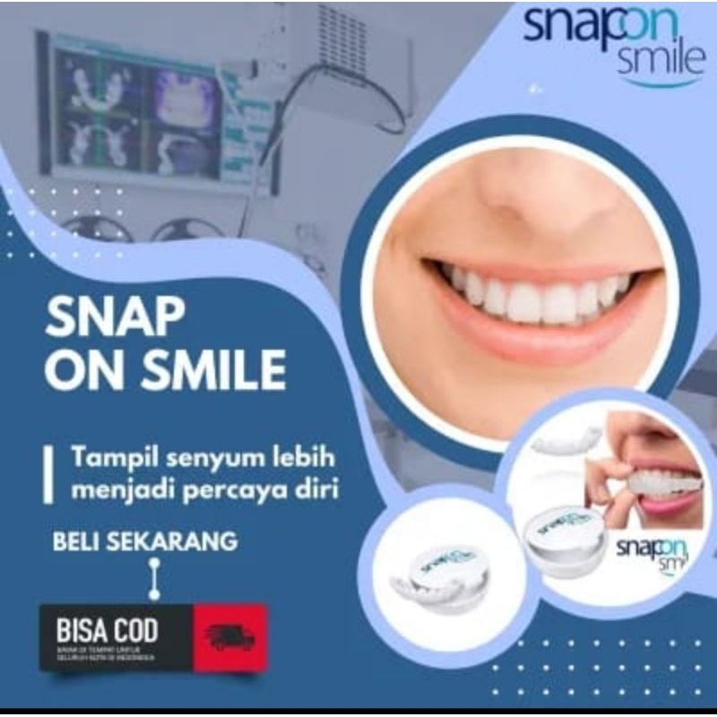 LENGKAP Atas Bawah Gigi Palsu Original Bahan elastis Kuat awet