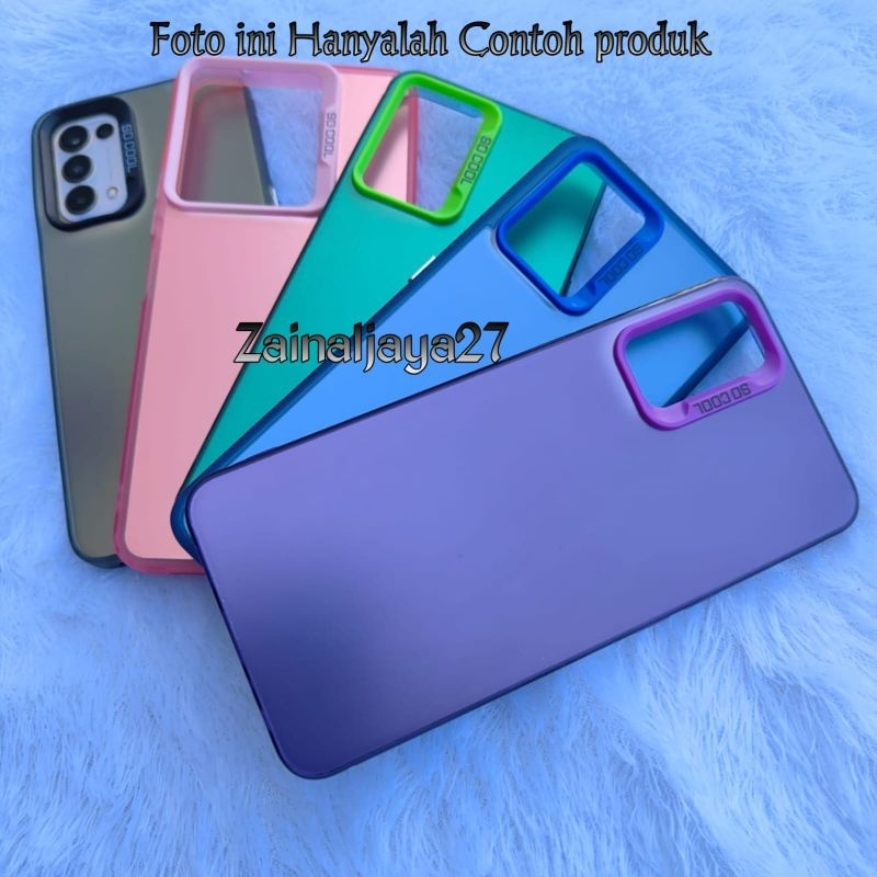 Case imd Macaron Vivo Y02 Y03 Y100 Y16 Y17S Y18 Y02S Slikon Casing Hologram Rainbow Dove So Cool
