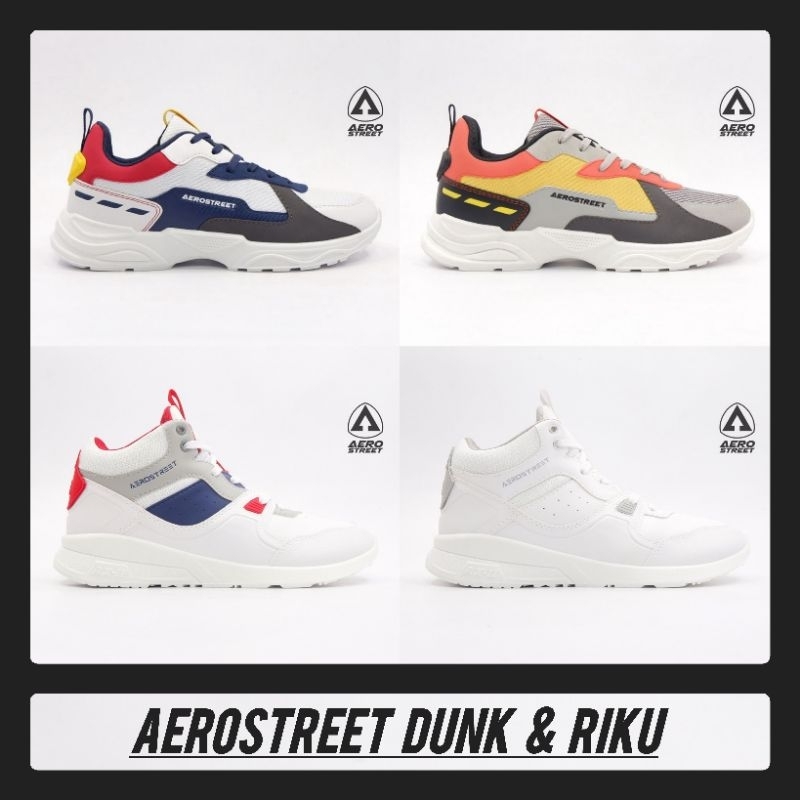 Aerostreet 37-44 Dunk | Aerostreet 40-43 Riku | Aerostreet Dunk Putih Abu | Aerostreet Dunk Merah Bi