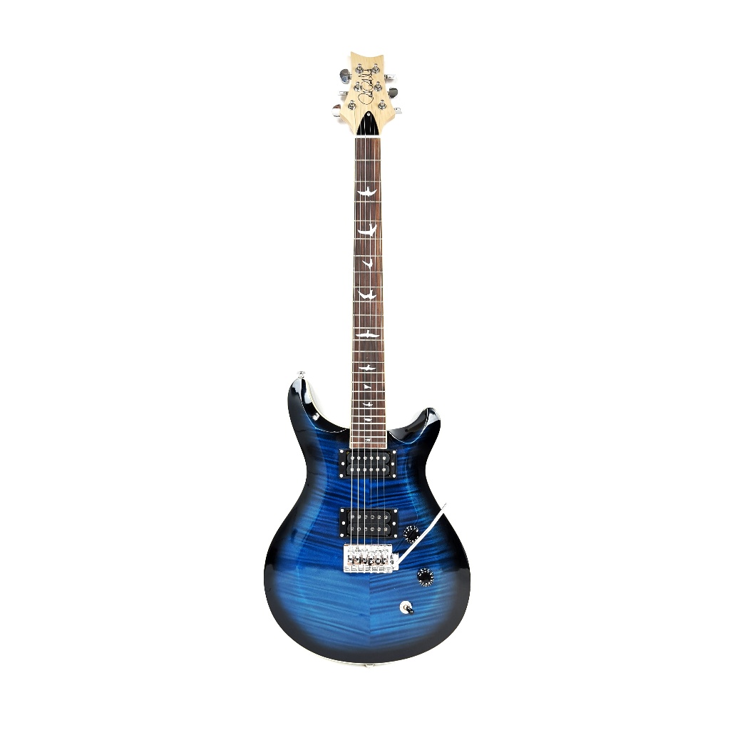 Gitar Elektrik Merk Paul Reed Smith PRS Tipe SE Paul's Myers Blue Listrik Bonus Tas dan Kabel Jack