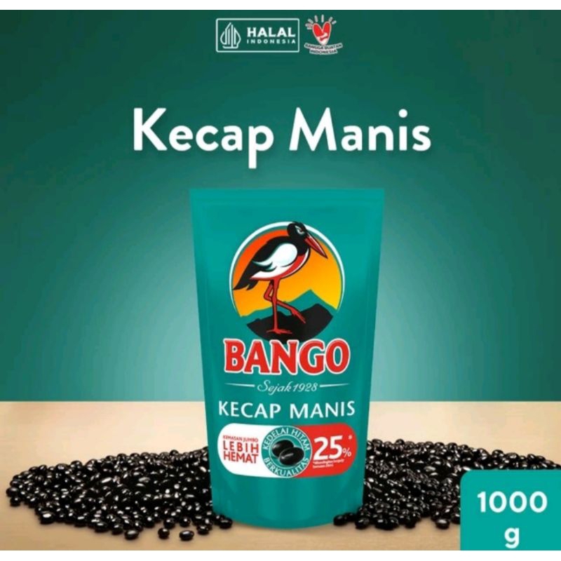 

Bango Kecap Manis Refill (1000 g/735 ml ).