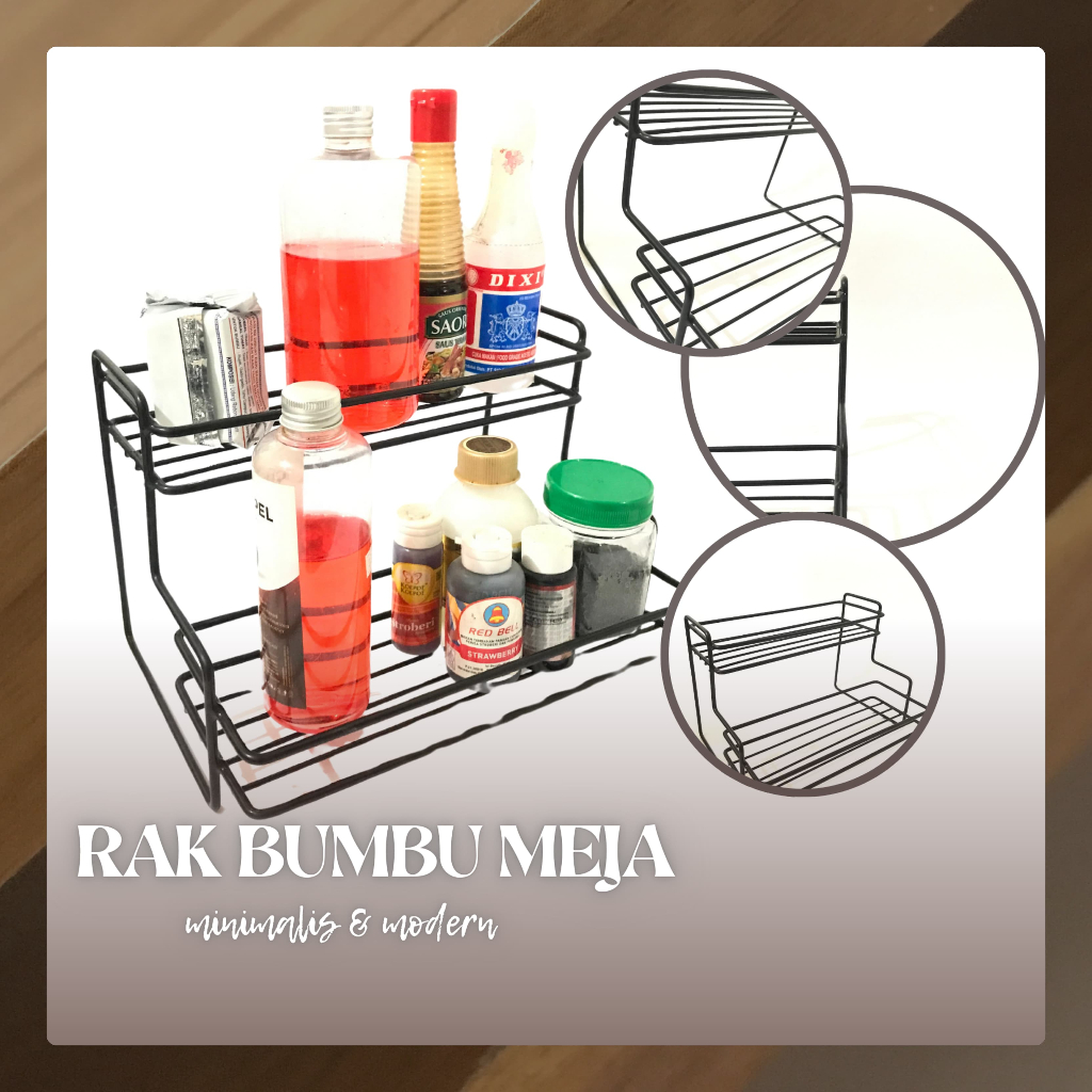 [AHD] RAK BUMBU MEJA / RAK DAPUR
