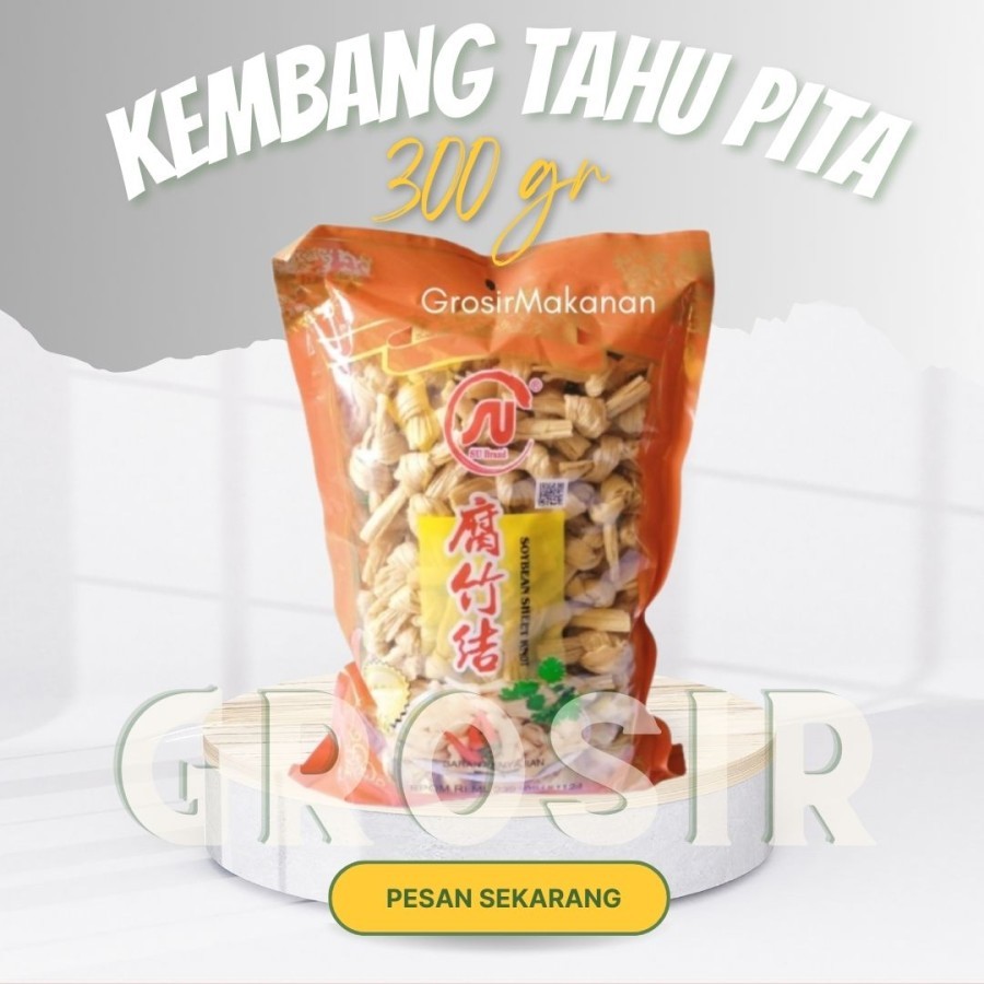 

Kembang Tahu Pita SU Brand 300 gr / Soybean Sheet Knot / Halal