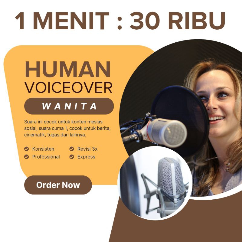 voice over manusia termurah