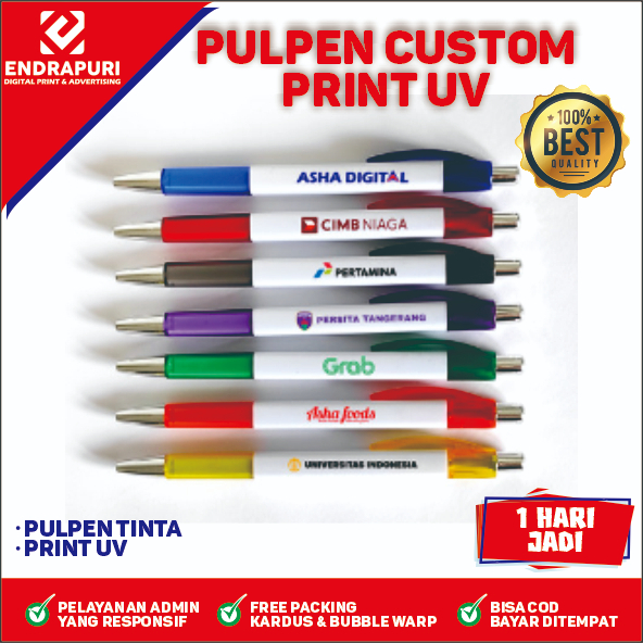 Pulpen Custom Print UV