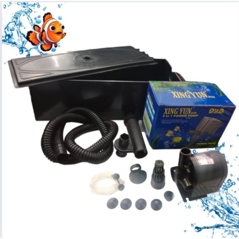 BOX FILTER XING YUN 928F BOX MEDIA FILTER POMPA AQUARIUM