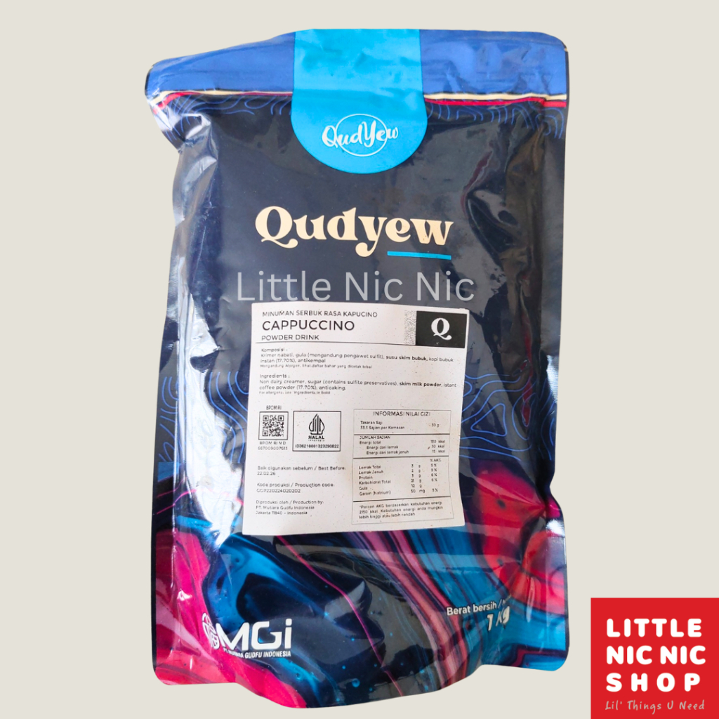 

Qudyew Cappucino 1 Kg bubuk minuman serbuk kapucino