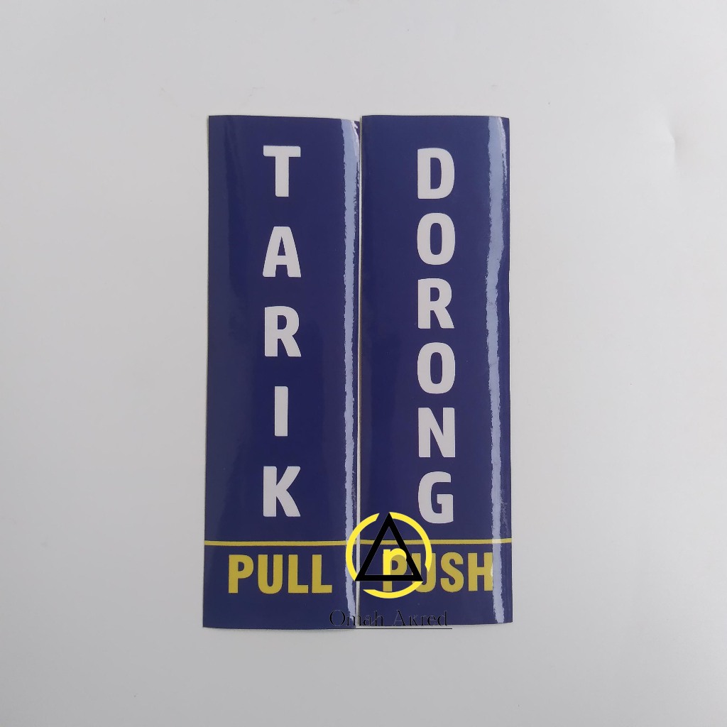 

Stiker Dorong Tarik - Pull Push - Stiker Pintu