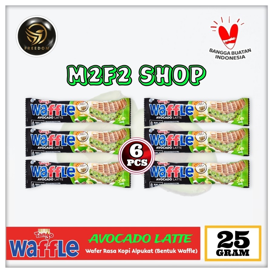 

Tango Waffle Avocado Latte | Wafer Krim Kopi Alpukat Sachet - 25 gr (Kemasan 6 Pcs)