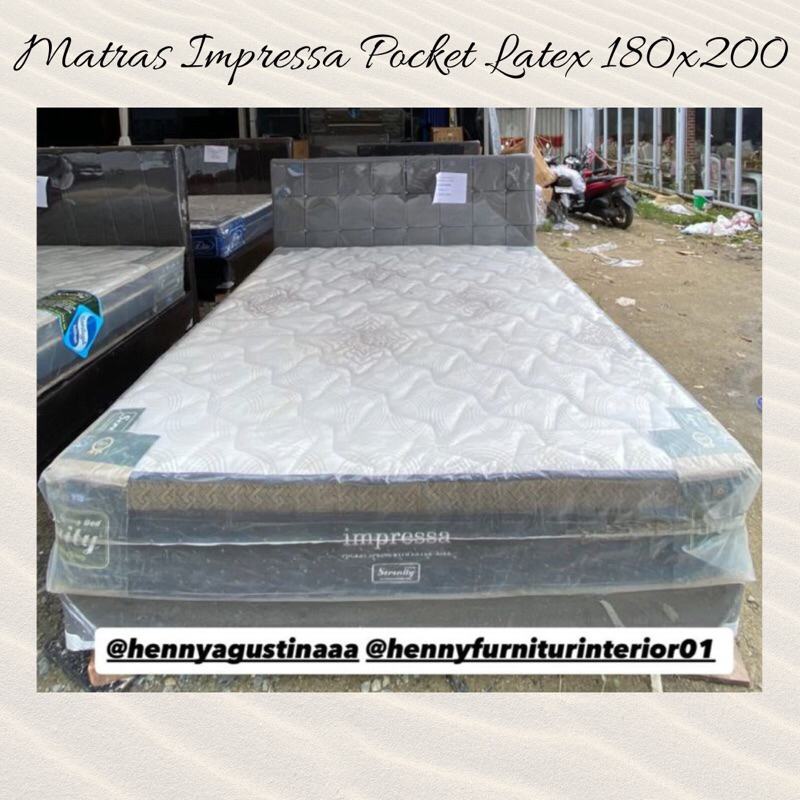 Henny Furniture Matras Elit Impressa Pocket Latex 180x200