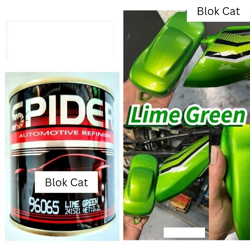 Cat Spider Metallic Lime Green Kawasaki Ninja 200ml