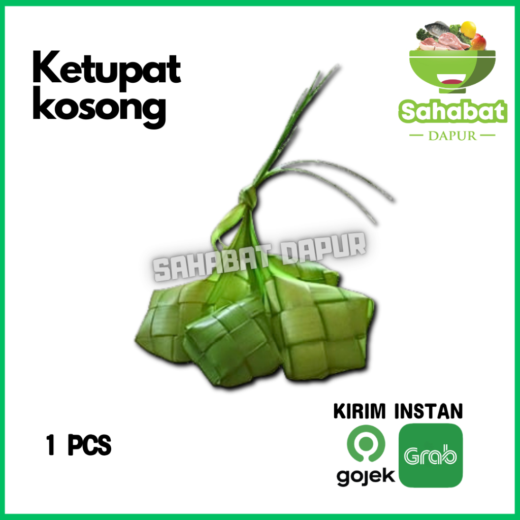 

Ketupat/Ketupat Kosong/Cangkang Ketupat/Ketupat Janur 1pcs Sahabatdapur