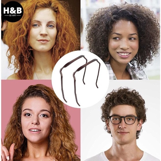 【COD】Invisible Hair Hoop Ikal Rambut Tebal Ikat Kepala Sedang Alat Memperbaiki Gaya Rambut untuk Ram