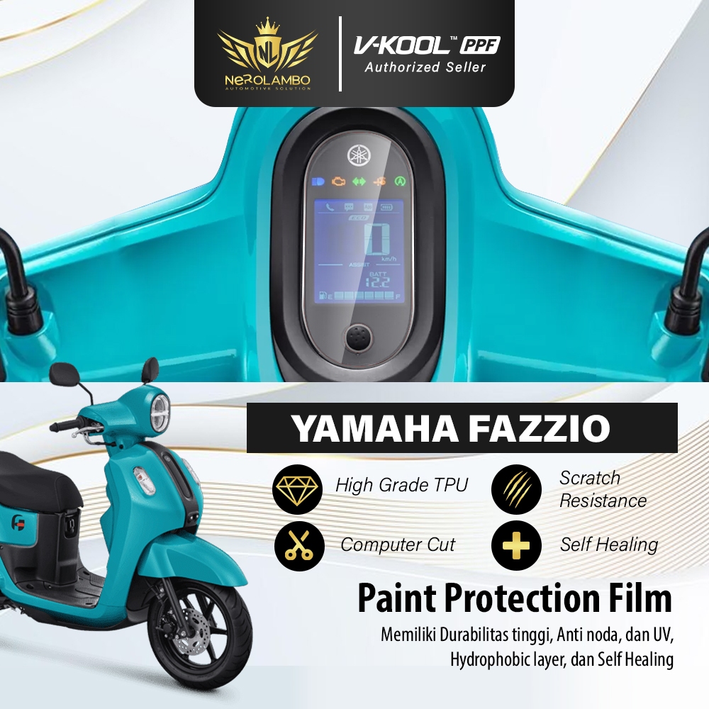 VKOOL PPF Speedometer Yamaha Fazzio | Nero Lambo Official
