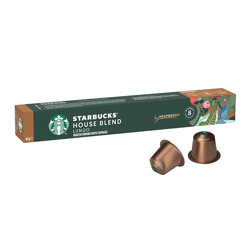 

Starbucks Nespresso House Blend Lungo Coffee Capsule Capsules / Kapsul Kopi