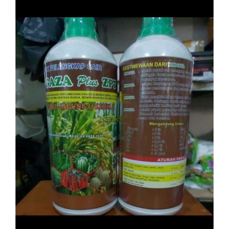 Pupuk Cair  NPK GAZA plus ZPT 1liter