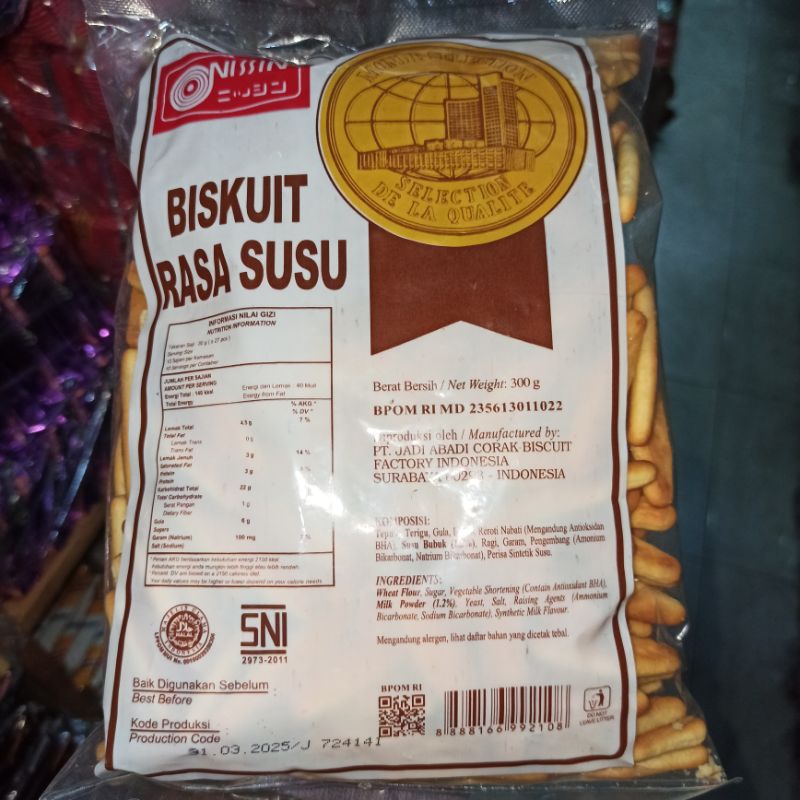 

Biskuit Rasa Susu NISSIN Biscuit