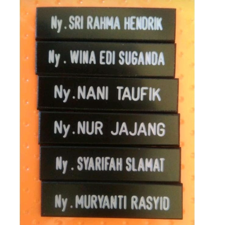 

NAME TAG/PAPAN NAMA PDH PSH