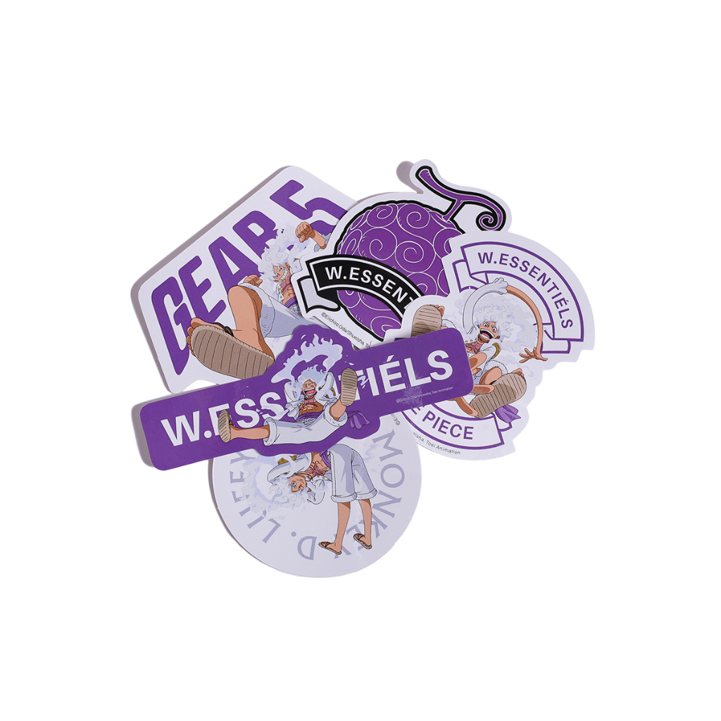 

W.Essentiels x One Piece Gear V Sticker Pack (5 Pcs)