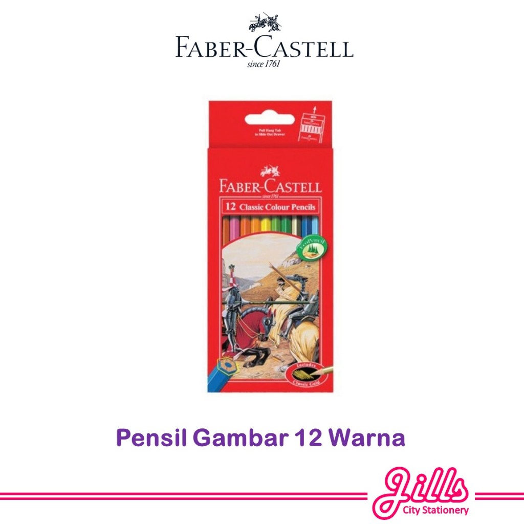 

Faber Castle Pensil Classic 12 Warna