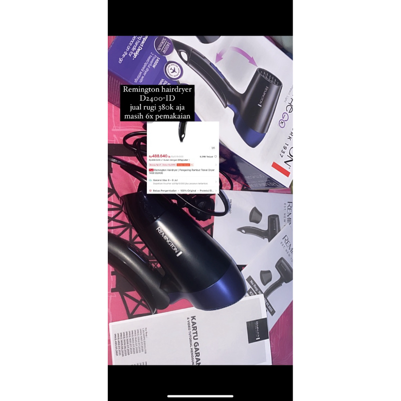 HAIRDRYER REMINGTON SECOND