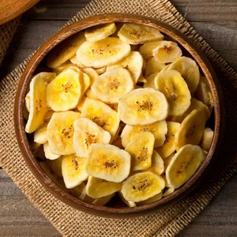 

MACEMIL Cemilan Makanan Ringan Keripik Pisang Original Manis Murah