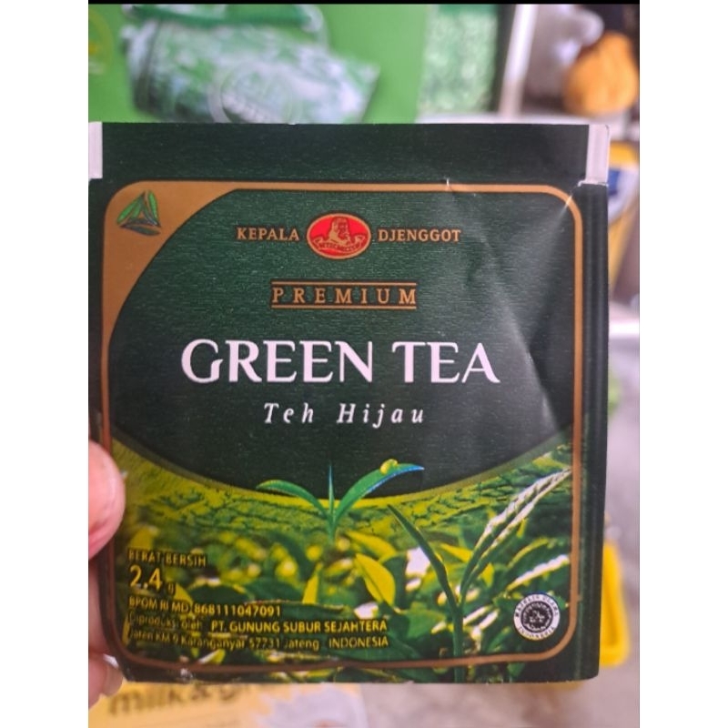 

green tea kepala djenggot teh diet teh kesehatan teh hijau murah