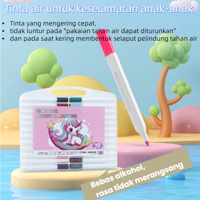 

Pen Akrilik Marker Warna Cepat Kering Tahan Air Spidol Acrylic Painter Menggambar Kreativitas Seni Edukasi Anak posca color Marker set Painer Grasp Pulpen Warna Tahan Air Dan Tahan Lama giorgione pastel kering untuk menggambar grabie