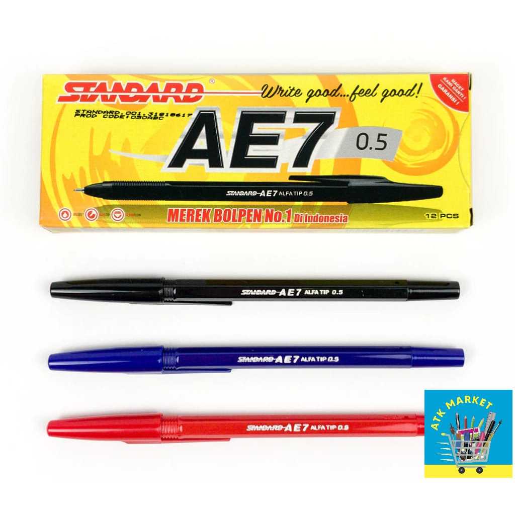 

(ECER) Pulpen / Ballpoint / Pen / Bolpen / Pena / Balpoint / Bolpoin Standard AE 7