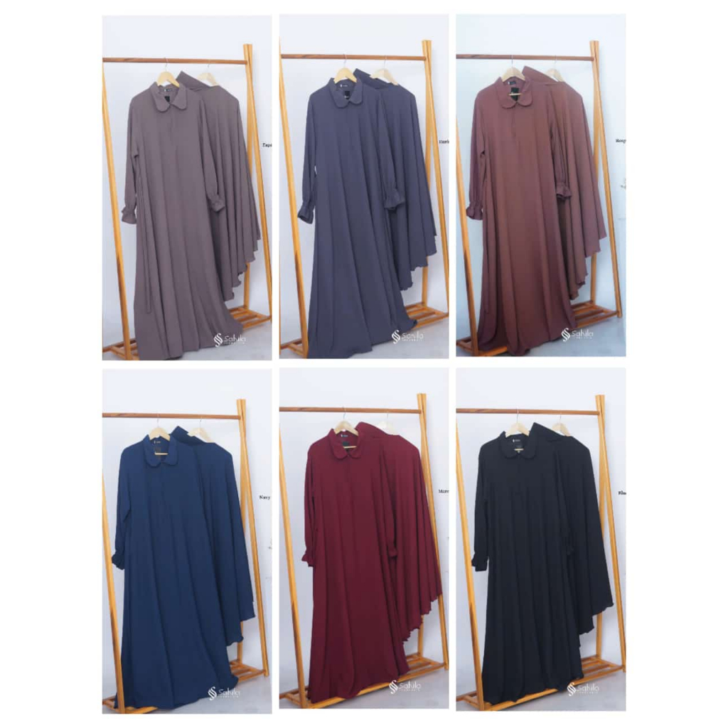 KHAYRA REMAJA | GAMIS SET MURAH EKONOMIS REMAJA SAHILA | GAMIS CRINCLE IRONLESS MURAH | FREE CADAR