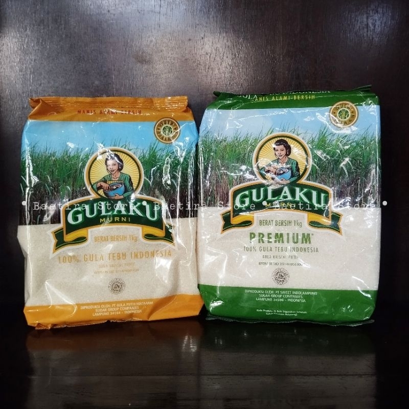 

GULAKU 1KG GULA PASIR PREMIUM KEMASAN HIJAU dan KUNING