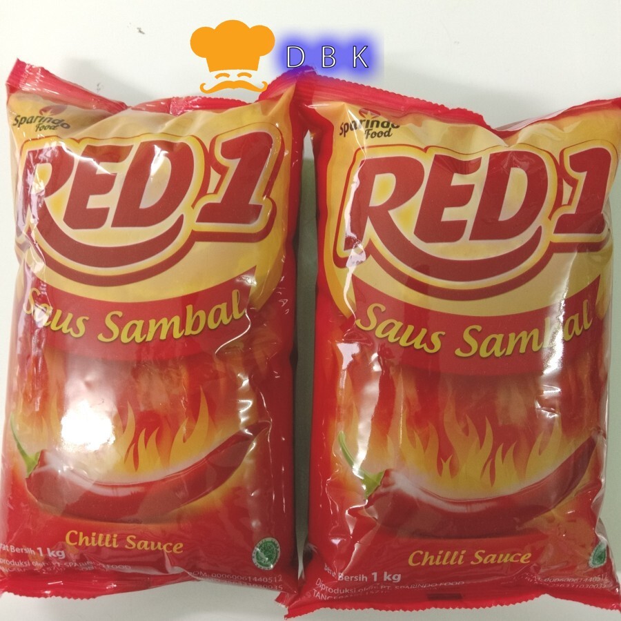 

Saos sambal hot 1 hot one 1kg chili sauce