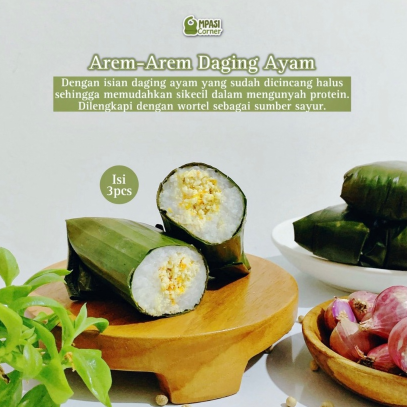 

Arem-Arem Daging Ayam by MPASI Corner