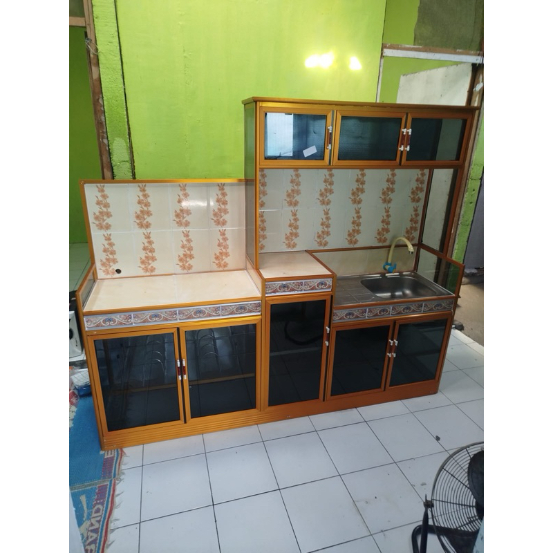 Sbmsemarang - RAK PIRING WASTAFEL+KOMPOR PINTU 8 ( HANYA SEMARANG)