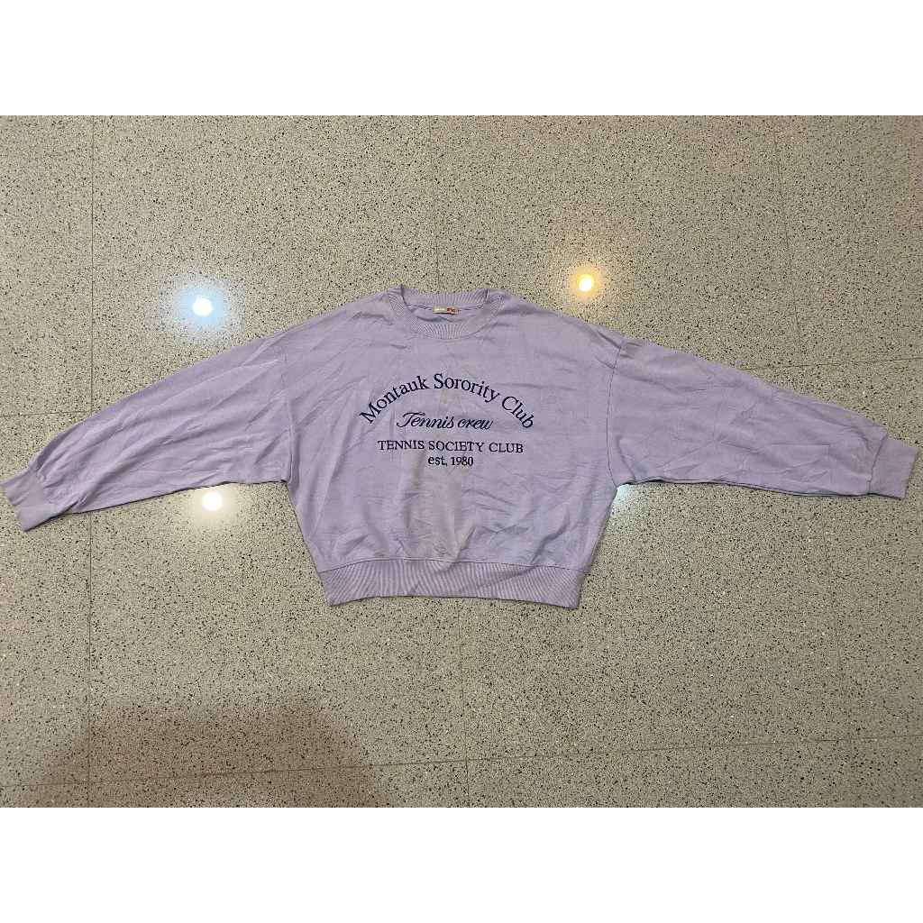 Trensic SPAO Crewneck Second Use Purple